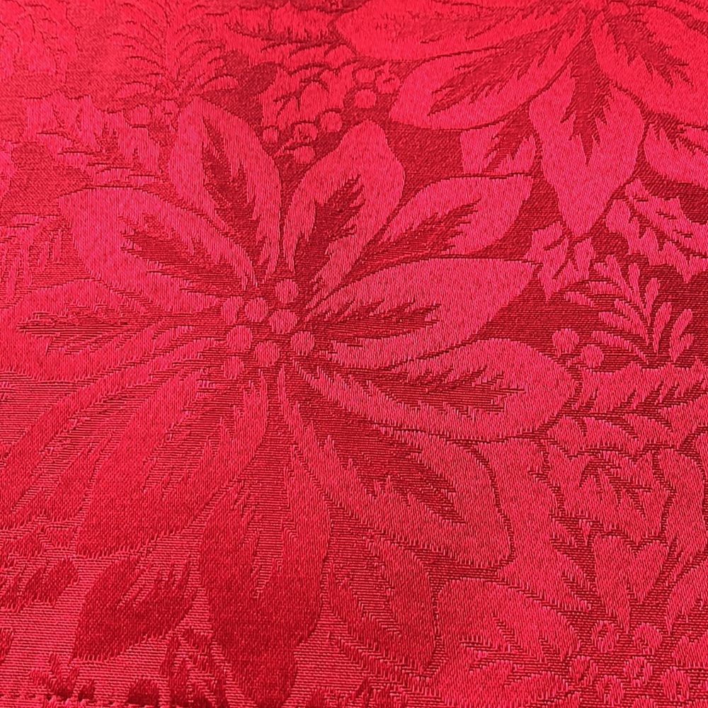 4 Red Floral Design Placemats